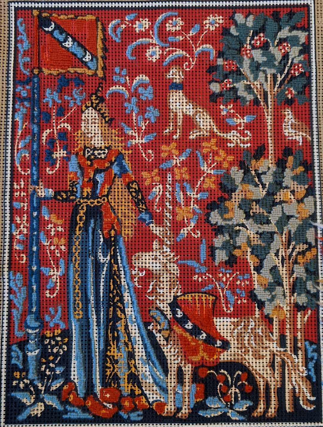 Lady with Unicorn My only desire Margot de Paris Tapestry/Needlepoint Kit 