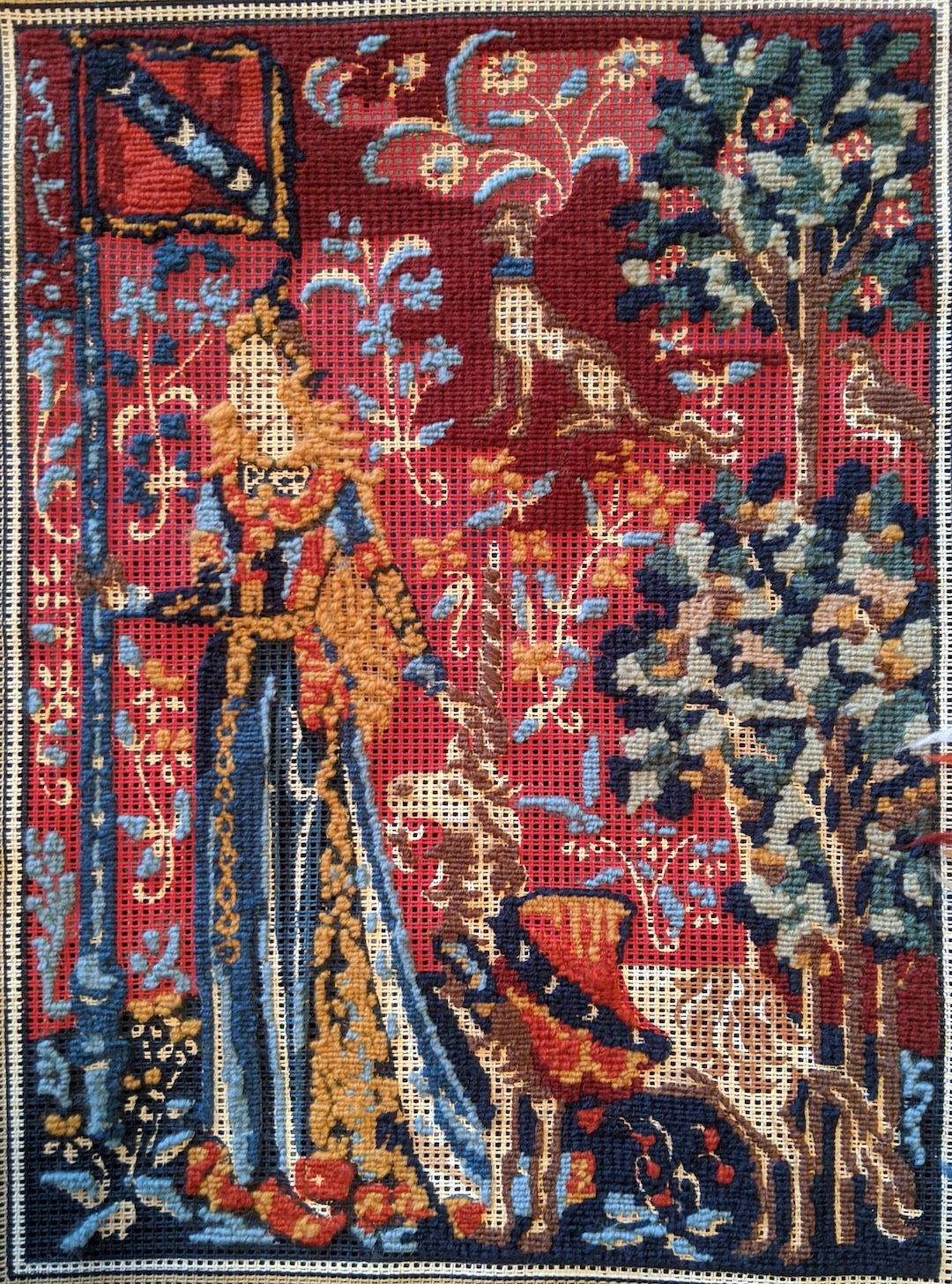 Medieval Unicorn Tapestry Slim Clutch Bag – The Tudor Fair